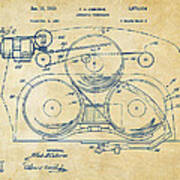 1963 Automatic Phonograph Jukebox Patent Artwork Vintage Poster