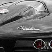 1963 Corevtte Stingray Poster