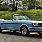 1965 Mustang Convertible Poster