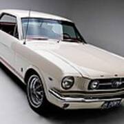 1966 Gt Mustang Poster