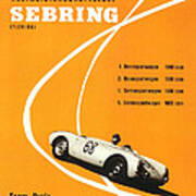 1968 Porsche Sebring Florida Poster Poster