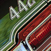 1971 Oldsmobile 442 Taillight Emblem Poster