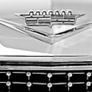 1958 Cadillac Eldorado Biarritz Convertible Emblem #2 Poster