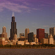 Chicago In The Morning #2 Poster