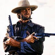 Clint Eastwood In The Outlaw Josey Wales Poster
