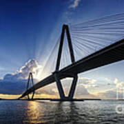 Cooper River Bridge Charleston Sc #2 Poster