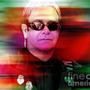 Elton John #3 Poster