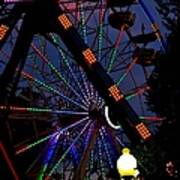 Fall Festival Ferris Wheel Poster