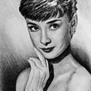 Hollywood Greats Hepburn #2 Poster