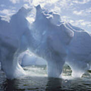 Icebergs, Antarctica #2 Poster