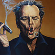 Jack Nicholson Painting Poster