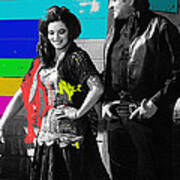 June Carter Cash Johnny Cash In Costume Old Tucson Az 1971-2008 #6 Poster