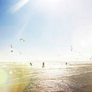 Kite Surfers #2 Poster