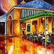 Midnight At The Cafe Du Monde Poster