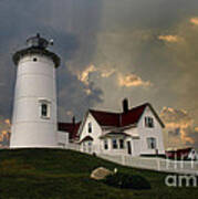 Nobska Lighthouse Color Poster