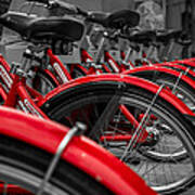 Red Bicycles #1 Poster