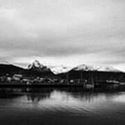 Snow Covered Patagonian Mountains From Ushuaia Argentina #2 Poster