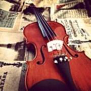 Acoustic Violin Poster