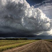 Prairie Storm Clouds #26 Poster
