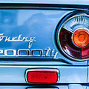 1972 Bmw 2000 Tii Touring Taillight Emblem -0182c Poster