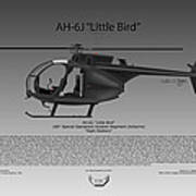 Ah-6j Little Bird #1 Poster