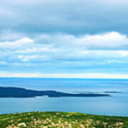 Bird's-eye View From Cadillac Mountain Acadia National Park #3 Poster