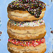 3 Donuts Poster