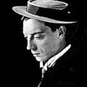 Film Homage Melbourne Spurr Buster Keaton C.1921 Color Added 2012 #4 Poster