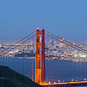 Golden Gate Bridge And San Francisco #3 Poster