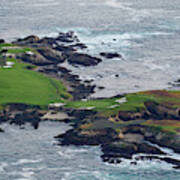 Golf Course On An Island, Pebble Beach #3 Poster