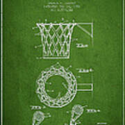 Vintage Basketball Goal Patent From 1951 #4 Poster