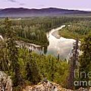 Yukon Canada Taiga Wilderness And Mcquesten River #3 Poster