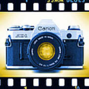 35mm Blues Canon Ae-1 Poster