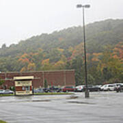 A Foggy Autumn Day At The United States Military Academy #5 Poster