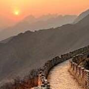 Great Wall Sunset #4 Poster