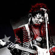 Jimi Hendrix #4 Poster