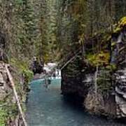 Johnston Canyon In Banff #4 Poster