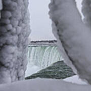 Niagara Falls In The Winter #4 Poster