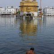 The Golden Temple At Amritsar India #4 Poster