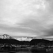 Snow Covered Patagonian Mountains From Ushuaia Argentina #5 Poster
