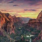 Zion Canyon National Park #5 Poster