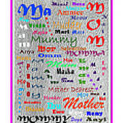 52 Ways To Say Mother Poster