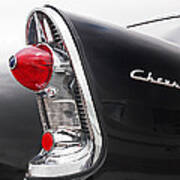 56 Chevy Rear Lights Poster