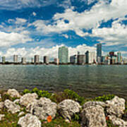 Miami Skyline #6 Poster