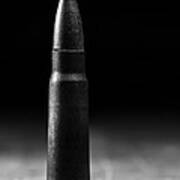 7.62 X 39mm Black And White #762 Poster