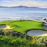 7th Hole At Pebble Beach Poster