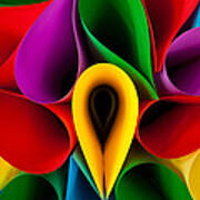 Colorful Abstract #8 Poster
