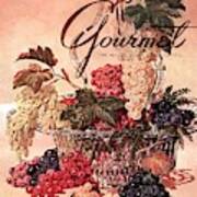 A Gourmet Cover Of Grapes Poster