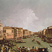 A Regatta On The Grand Canal Poster