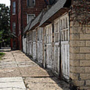 A Row Of Carriage Houses Poster